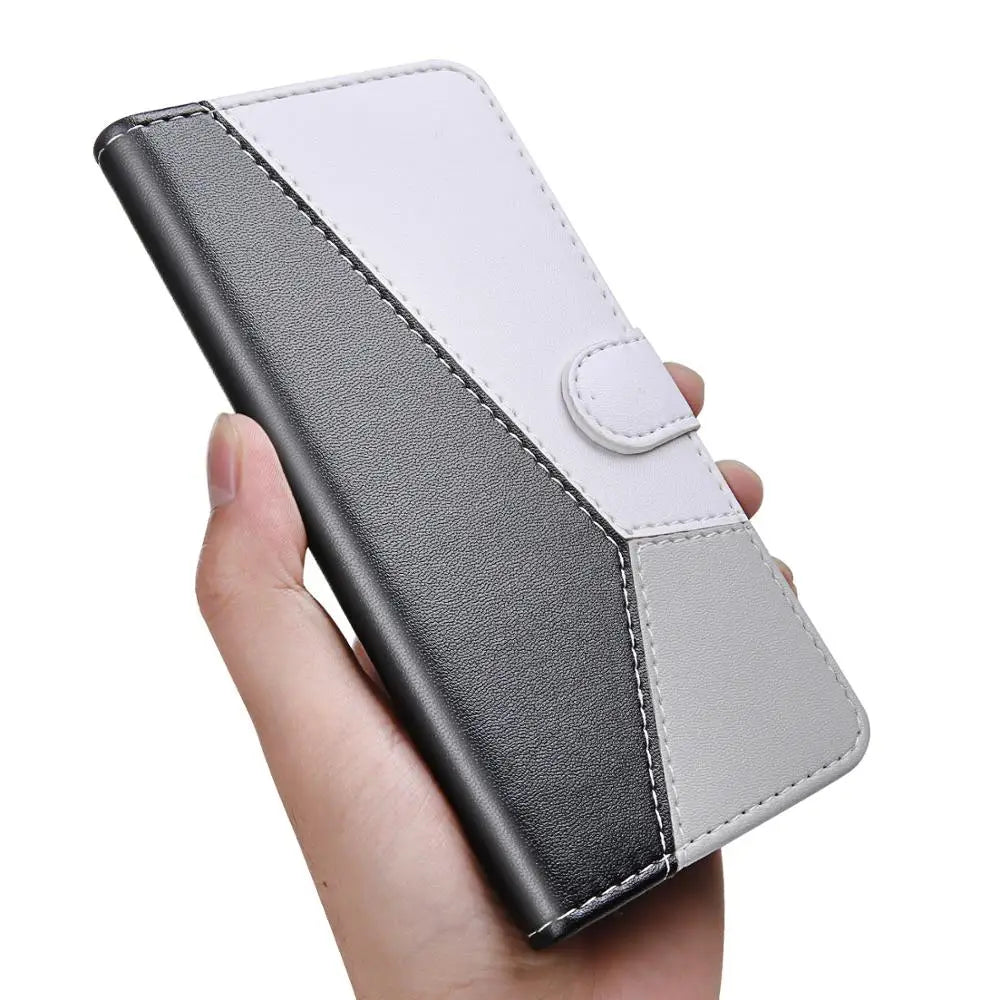 Leather Pastel Wallet Flip Case