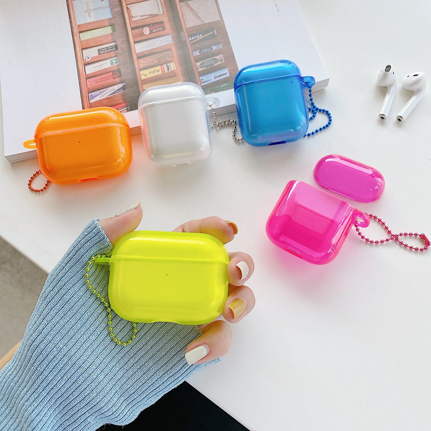 iPhone/Airpods Neon Silicone Case