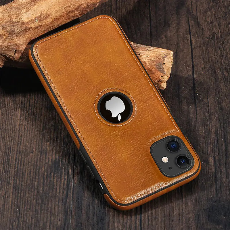 Leather iPhone case w/Lanyard