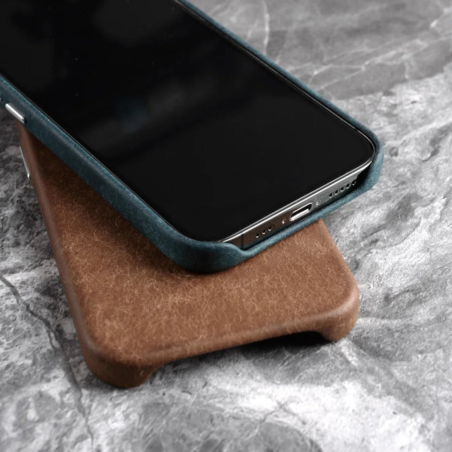 Magsafe Italian Pueblo Genuine Leather Case for iPhone 13/14